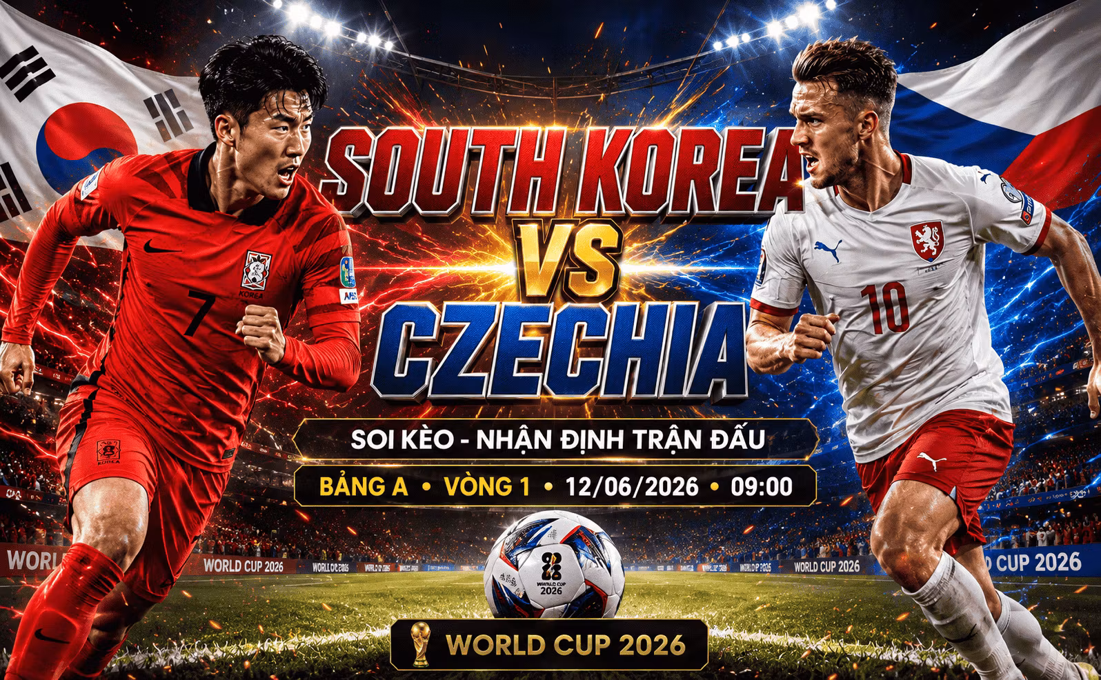 Soi Kèo, Nhận Định South Korea vs Czechia: Cặp Đấu Cân Bằng Tại World Cup 2026